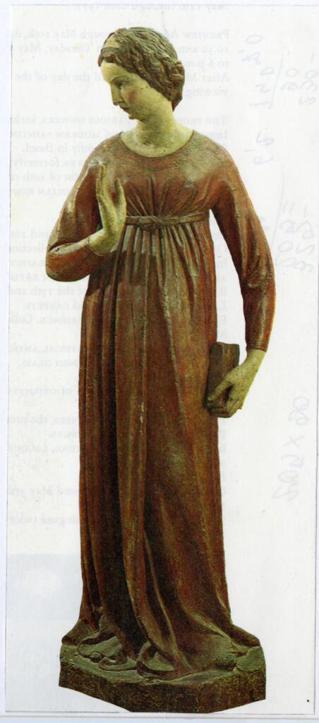 Giovanni di Turino ; Jacopo della Quercia , Maria Vergine annunciata