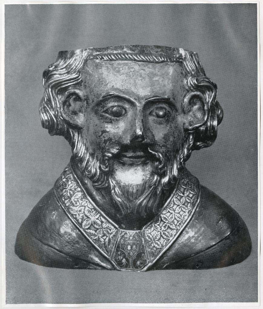Anonimo , A French Medieval silver Reliquary Bust