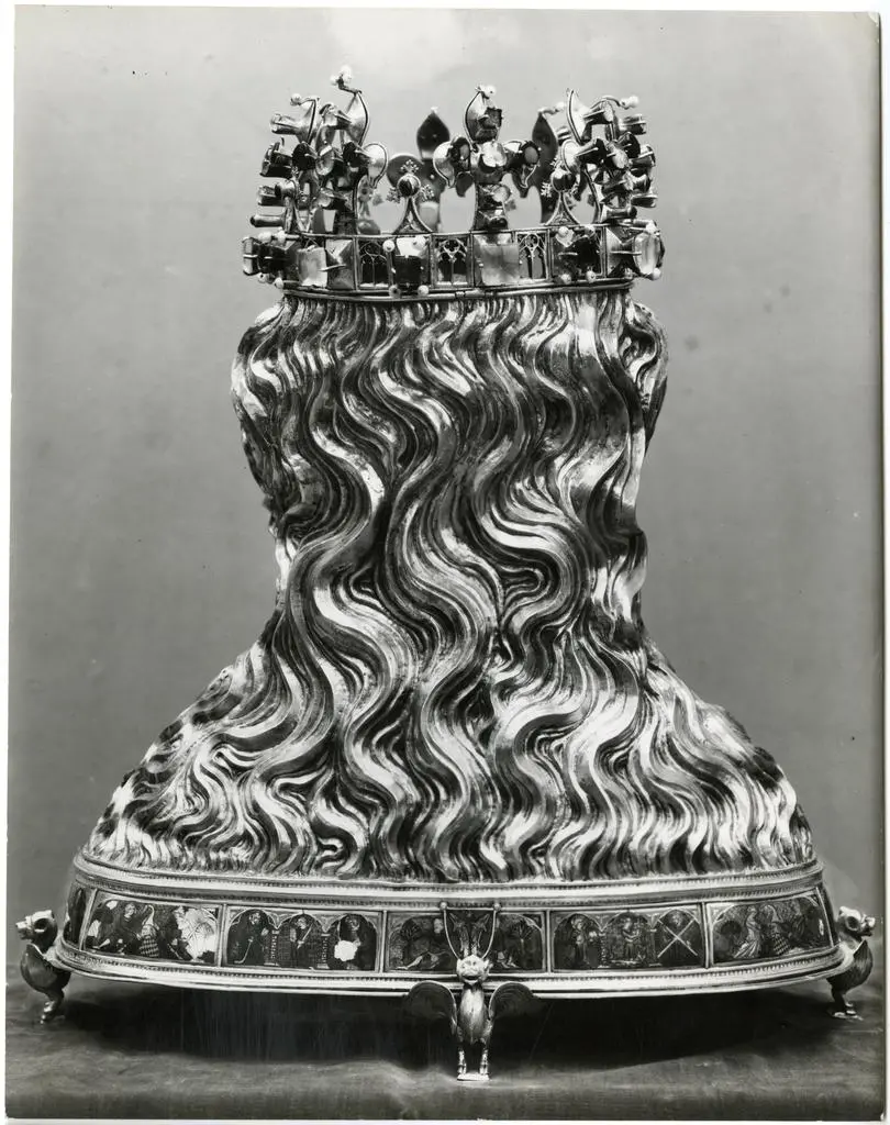 Gabinetto Fotografico della Soprintendenza Speciale per il Patrimonio Storico, Artistico ed Etnoantropologico e per il Polo Museale della citt&agrave; di Firenze , Anonimo - sec. XIV - Sant'Orsola, retro