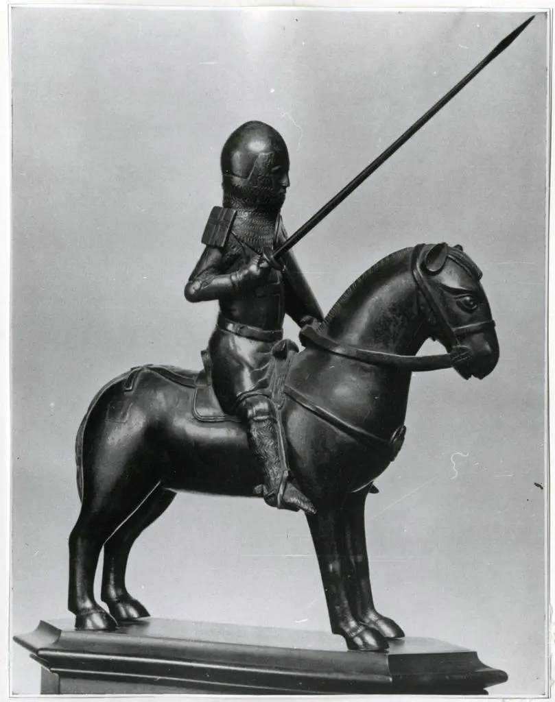 Anonimo , Statuette Fran&ccedil;aise - XIVe si&egrave;cle (Collection Ressman)