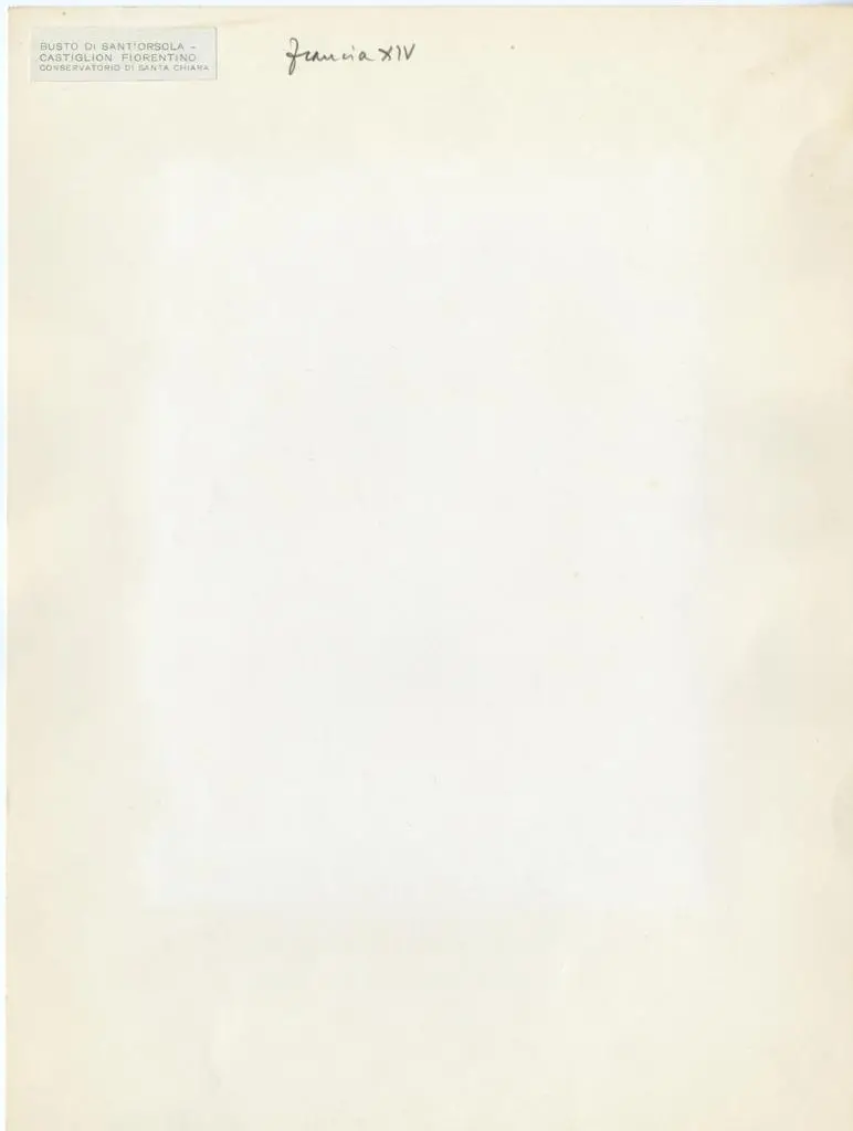 Anonimo , Busto di Sant'Orsola - Castiglion Fiorentino Conservatorio di Santa Chiara