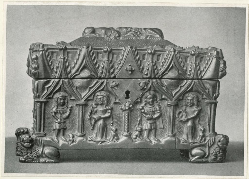 Anonimo , Francia sec. XIV, bosso, 8.5x13x5 cm - Wilm, Die Gotische Holzfigur, 1923, tt. 38-39