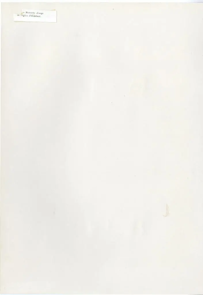 Anonimo , Statuette d'ange de l'&eacute;glise d'Humbert