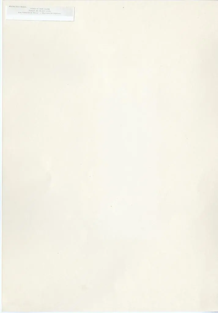 Becker, Paul , Statue de Saint Blaise - Vermeil (fin du XIIIe si&eacute;cle) - A la Cath&eacute;drale de Namur - (Exposition de Charleroi)