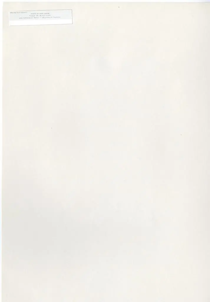 Becker, Paul , Statue de Saint Blaise - Vermeil (fin du XIIIe si&eacute;cle) - A la Cath&eacute;drale de Namur - (Exposition de Charleroi)