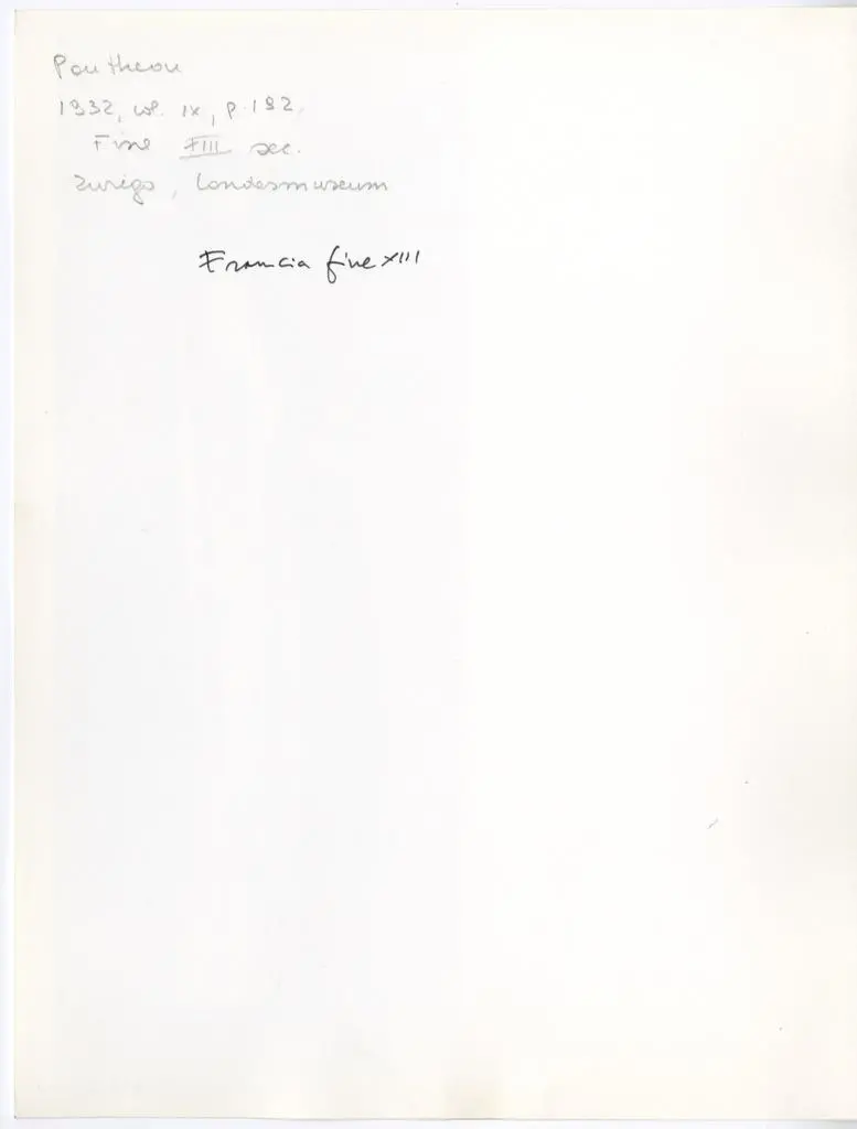 Anonimo , H. L. Konig aus Adelwil. Ende 13 Jh. Zurich, Landesmuseum