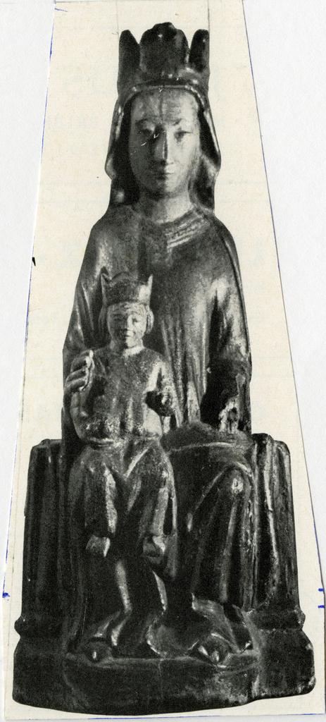 Anonimo , Anonimo - sec. XIII/ XIV - Madonna con Bambino in trono