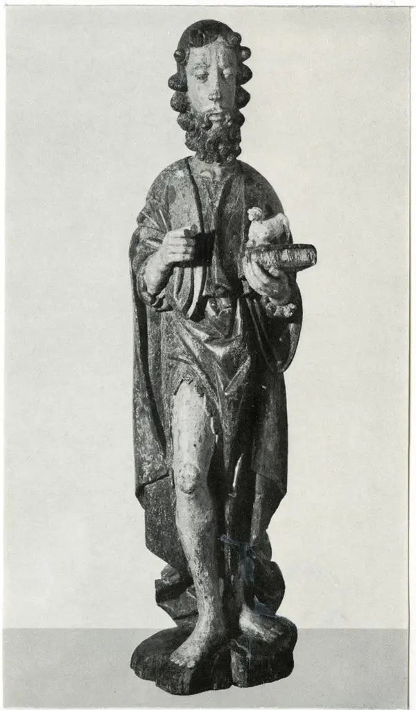 Anonimo , Nr.3411. Heiliger Johannes, bretonisch, 13./14. Jhdt.