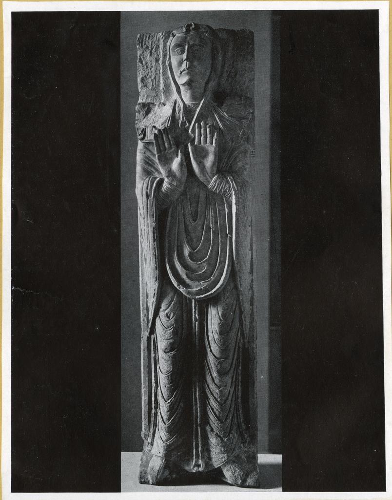 Anonimo , French romanesque, XII sec. Annunciation figure - Worcester Art Museum