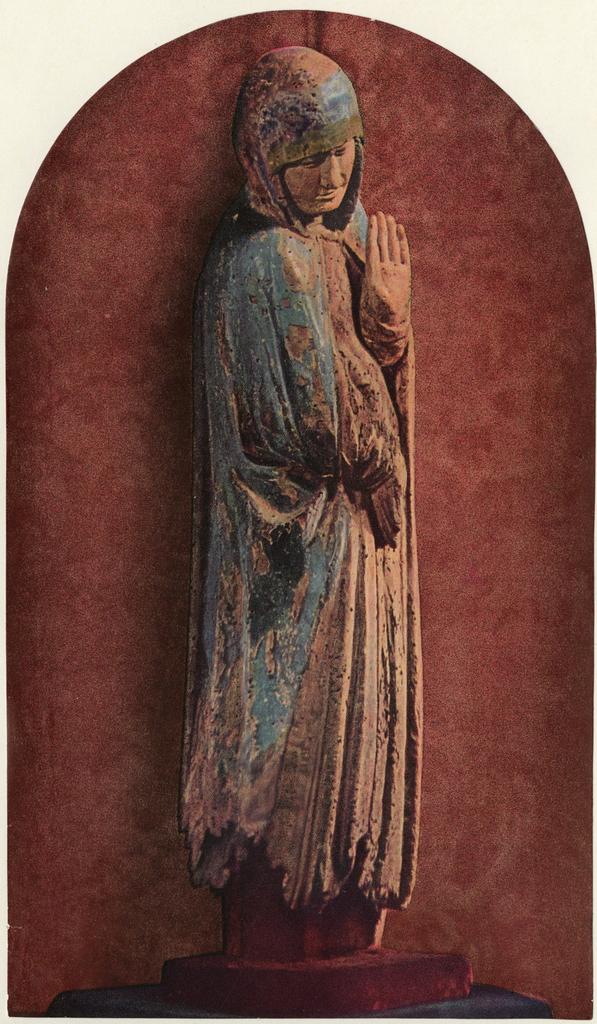 Anonimo sec. XII , Maria Vergine annunciata