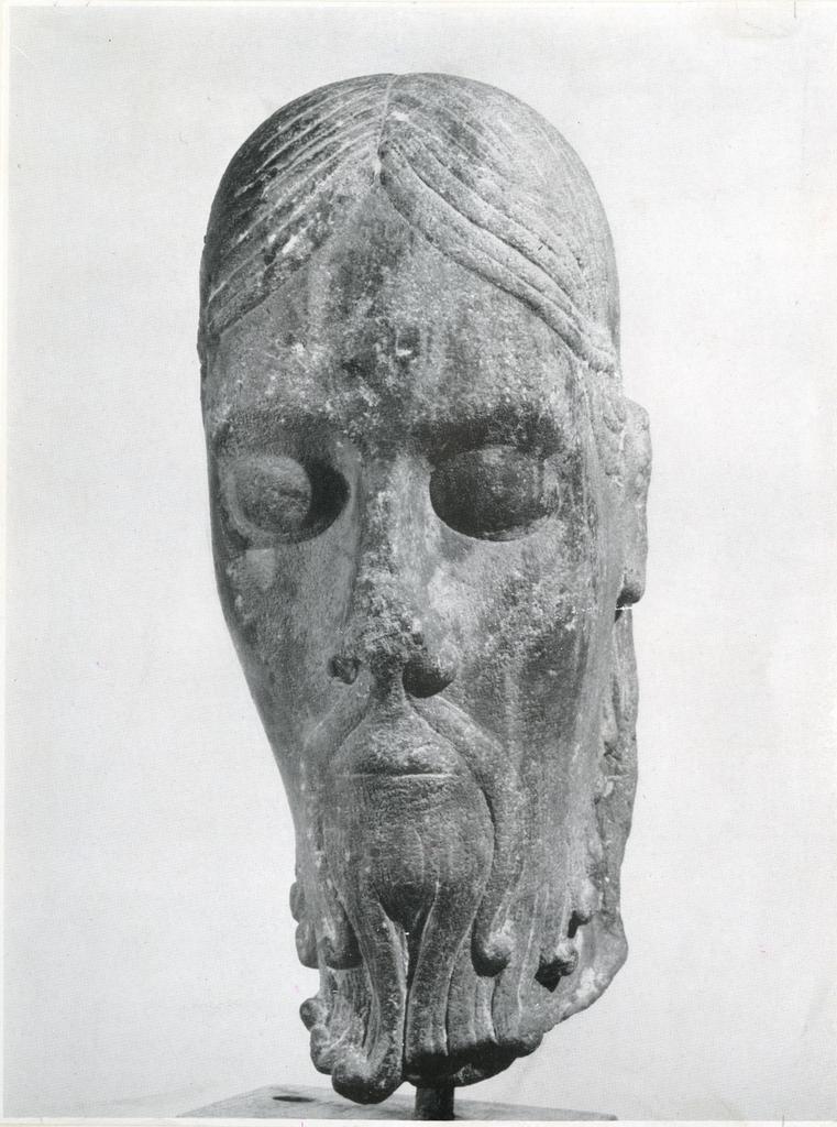 Anonimo , A Burgundian Romanesque Head of Christ