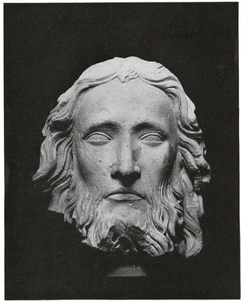 Anonimo , Anonimo - sec. XIII - Testa di apostolo