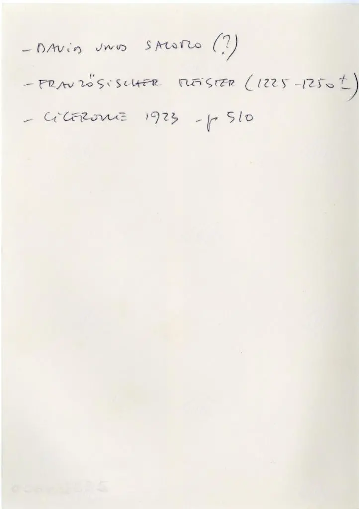 Anonimo , Franz&ouml;sischer Meister, zweites Viertel des 13. Jahrh. David und Salomo (?). New York, Duveen Brothers.