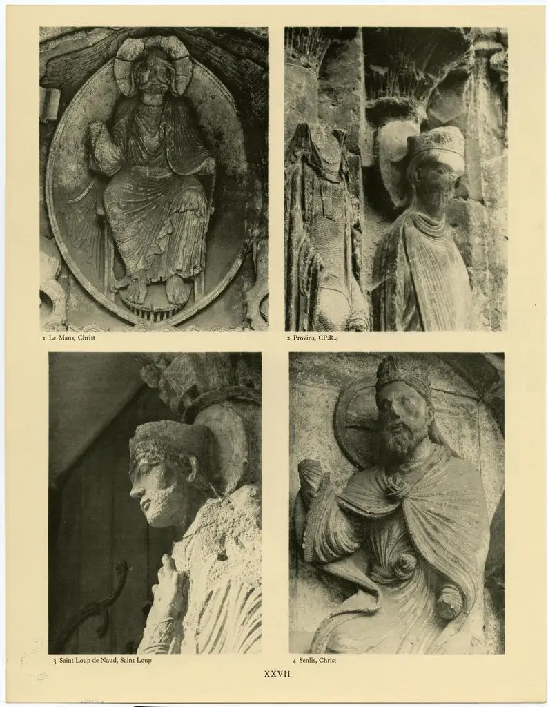 Anonimo , Heads: Le Mans; Provins; Saint-Loup-de-Naud; Senlis