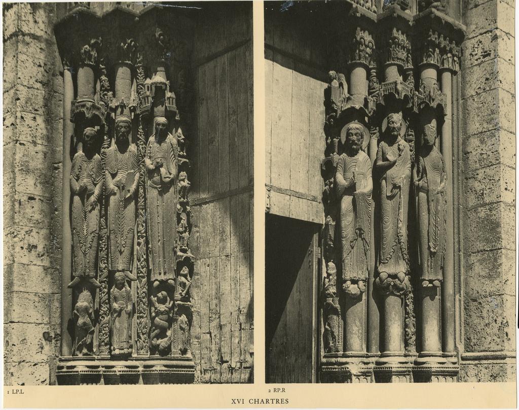 Anonimo , Chartres: Jamb statues, LP.L and RP.R