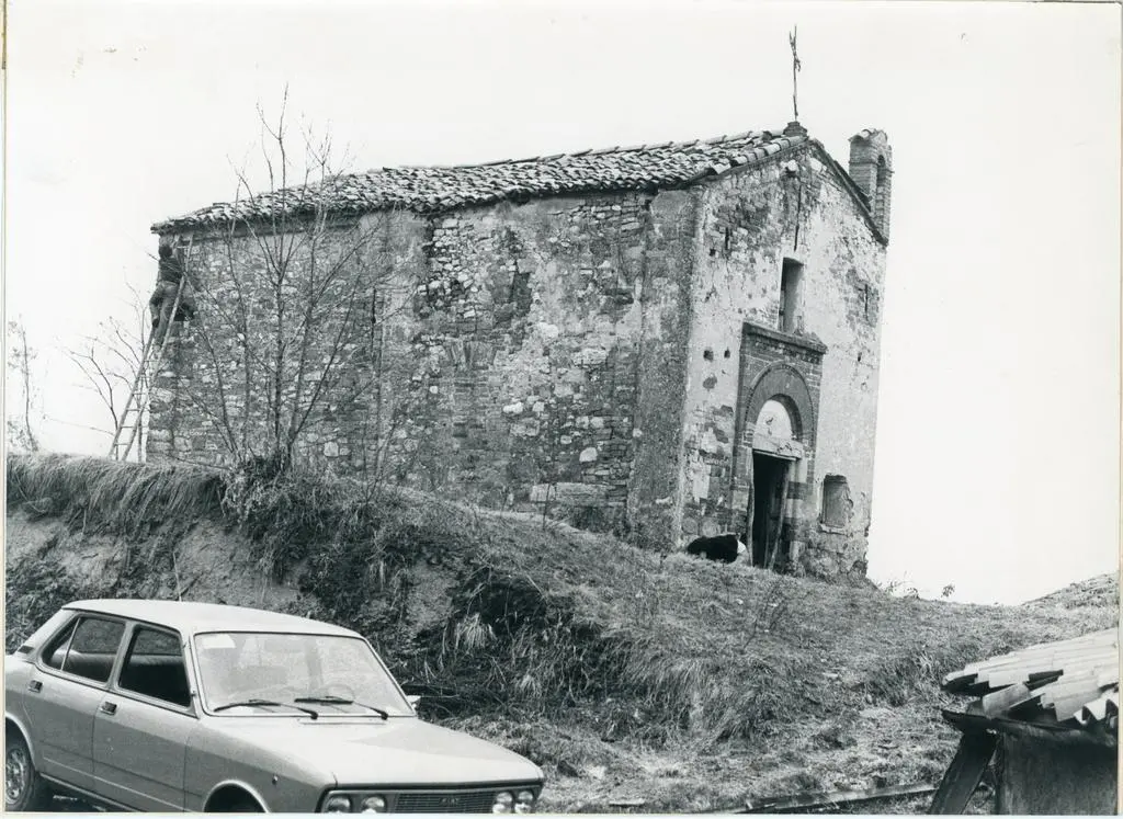 Anonimo sec. IX/ X , Esterno di una chiesa