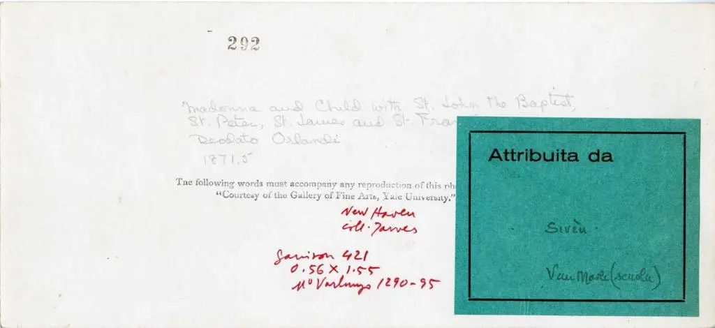 Yale University Art Gallery , Madonna and Child with St. John the Baptist, St. Peter, St. James and St. Francis - Deodato Orlandi 1871.5