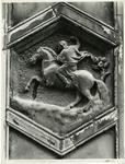 Alinari, Fratelli , Firenze - Campanile del Duomo. L'arte di addestrare un cavallo. (Giotto e Andrea Pisano).
