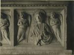 Anonimo , Pisano Nino - sec. XIV - San Giovanni dolente e Angeli. Particolare della Tomba dell'arcivescovo Francesco Moricotti