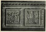 Anonimo fiorentino sec. XII , Adorazione dei Re Magi, Albero genealogico della stirpe di David
