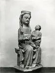 Anonimo , Anonimo sec. XIII - Madonna con Bambino in trono