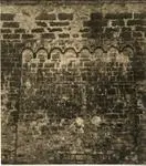 Anonimo , Arliano (Lucca), particolare del paramento della navatella sinistra