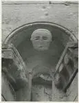 Universit&agrave; di Pisa. Dipartimento di Storia delle Arti , Anonimo toscano - sec. XII - San Leonardo in Treponzio, chiesa di S. Leonardo, monofora con testa d'uomo