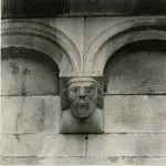 Anonimo, maniera , Testa d'uomo con barba