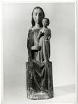 Anonimo , Anonimo abruzzese - sec. XIV - Madonna con Bambino in trono