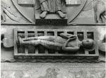 Anonimo sec. XIII , Martirio di san Lorenzo, Simboli dei quattro evangelisti, Cristo giudice