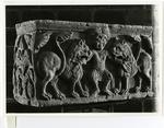 Anonimo , Anonimo lombardo - sec. XI/ XII - Motivi decorativi con leoni; Motivo decorativo con figure umane