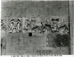 Anonimo lombardo sec. XII , Motivo decorativo con figure umane, Motivo decorativo con animali fantastici