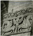 Anonimo lombardo sec. XII , Motivo decorativo con animali fantastici