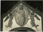 Anonimo , Anonimo lombardo - sec. XI - Cristo Redentore benedicente in mandorla e angeli; Ascensione di Cristo