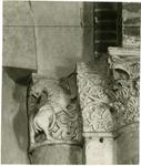 Anonimo milanese sec. XII, bottega , Motivi decorativi con leoni, Motivi decorativi geometrici e girali vegetali