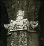 Anonimo milanese sec. XI , Motivi decorativi con animali