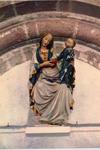 Anonimo sec. XV , Madonna con Bambino in trono