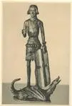 Anonimo , Anonimo - sec. XIV - San Giorgio e il drago