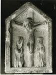 Anonimo comasco sec. XIII , Cristo crocifisso con la Madonna addolorata, san Giovanni Evangelista