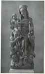 Anonimo tedesco sec. XIV , Madonna con Bambino in trono