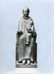 Anonimo tedesco sec. XI , Madonna con Bambino in trono