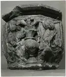 Anonimo tedesco sec. XV , Compianto sul Cristo morto, Annunciazione, Stemma Thurn und Taxis, Angelo annunciante