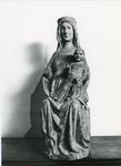 Anonimo sec. XIV/ XV , Madonna con Bambino in trono benedicente