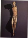 Anonimo , A Burgundian Romanesque limewood crucifix figure, second quarter of the 12th century