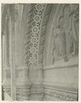 Anonimo , Alberto Arnoldi (?): Statue sopra la porta dei Cornacchini. Firenze, S. Maria del Fiore.