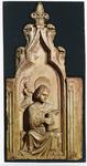 Anonimo toscano sec. XV , San Matteo Evangelista e l'angelo