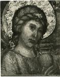 Brogi , Assisi. Chiesa di S. Francesco. La Vergine col Figlio, Angeli e S. Francesco (Part.) Cimabue.