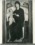 Maestro di San Martino , Madonna con Bambino in trono tra angeli