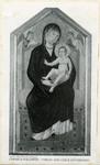 Maestro di Varlungo , Madonna con Bambino in trono e due angeli