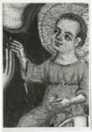 Gabinetto Fotografico della Soprintendenza Speciale per il Patrimonio Storico, Artistico ed Etnoantropologico e per il Polo Museale della citt&agrave; di Firenze , Firenze. Collezione Acton. Maestro della Maddalena, sec. XIII. Madonna in Trono col bambino e Santi, angioli. Particolare